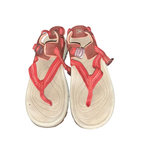 Keen Shoes - Keen Terradora II Toe Post Red Coral Hiker Sport Thong Sandals Womens Sz 8